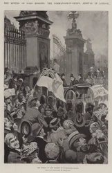 Die Rückkehr von Lord Roberts, die Ankunft des Oberbefehlshabers in London